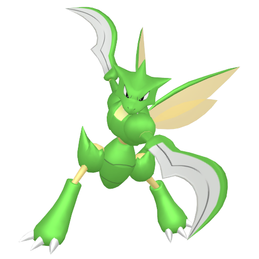 Shiny Scyther in Legends of Arceus