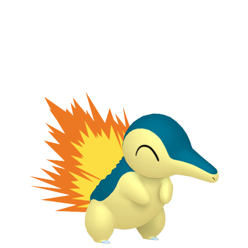 Shiny Cyndaquil in Legends of Arceus