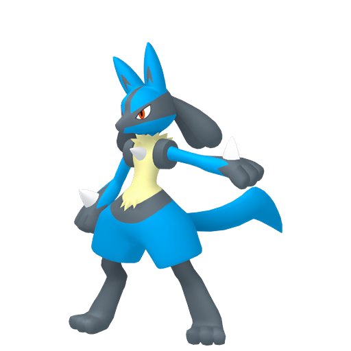 Shiny Lucario in Legends of Arceus