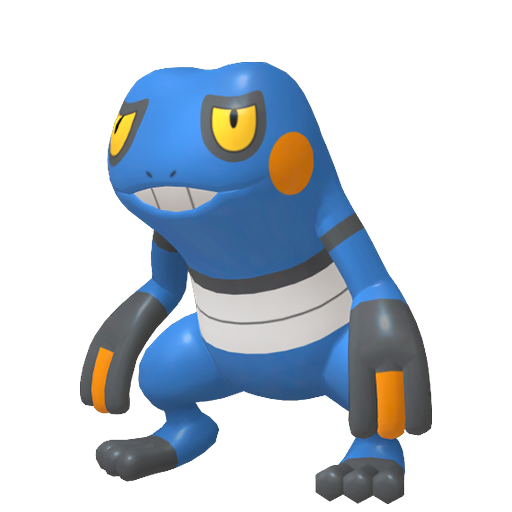 Shiny Croagunk in Legends of Arceus