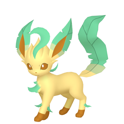 Shiny Leafeon in Legends of Arceus