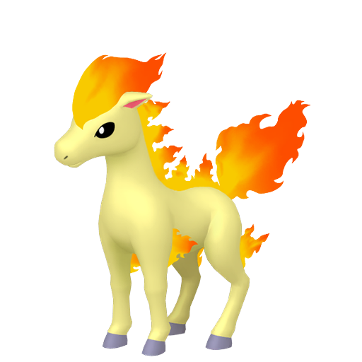 Shiny Ponyta in Legends of Arceus